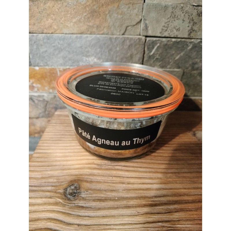 Pâté Agneau Thym